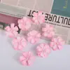 Nova Cabeça de Flor de Cerejeira de Três Camadas DIY Flor Simulada Guirlanda Decorativa Parede de Flores Design de Flores de Casamento Flor Simulada