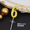Estilo Ins Desenho Animado Decoração de Bolo de Aniversário Vela Flor Chapéu de Festa Urso Rosto Sorridente Coração Velas de Aniversário para Crianças