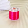 Hilo Elástico Plano de Colores Hilo de Cristal de Alta Elasticidad Materiales DIY Tejido a Mano Pulsera Hilo para Abalorios Cordón Elástico de Spandex