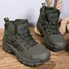 Zapatos de Hombre Talla Grande, Botas Martin de Caña Alta de Moda para Exteriores, Entrenamiento de Campo al Aire Libre, Entrenamiento de Campo, Botas Militares para Senderismo, Zapatos de Trabajo