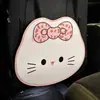 Protector de respaldo de asiento de coche, diseño de dibujos animados, lindo, para niños, asiento trasero, anti-suciedad y anti-rayones, almohadilla protectora de respaldo de asiento interior de coche