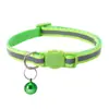 Collar Popular para Mascotas Transfronterizo Hebilla de Gato Hebilla de Seguridad de Cabeza de Gato Reflectante Collar con Cascabel para Gato y Perro Separado Listo para la Venta