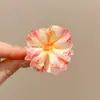Vacaciones en la playa clip floral de plátano para el pelo pinza de garra floral de dopamina para recogidos en la parte posterior de la cabeza accesorio para el cabello adorno para el pelo