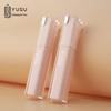 Novo Tubo Quadrado Rosa de Esmalte Labial Dupla Camada Tubo de Gloss Labial Plástico Corante Labial Líquido Material de Embalagem Plástica para Cosméticos de Maquiagem