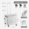 Younai Carrito de Compras Multifuncional para Supermercado Plegable Carrito de Compras Subir Escaleras Portátil Cesta de Verduras Carrito Doméstico