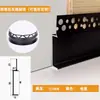 Rodapié Empotrado de Aleación de Aluminio con Yeso Pre-Empotrado, Zoclo de Piso en Forma de L, Rodapié Metálico Empotrado Invisible Oculto en Forma de H
