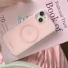 Funda Magnética de Color Sólido con Salpicaduras de Tinta Macaron Adecuada para el Teléfono Apple 17 Pro Max Funda para iPhone 16/15/13 Doble Capa 14