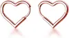 Nuevos Pendientes de Aro con Forma de Corazón Europeos y Americanos 2024 Pendientes de Amor de Moda Joyería para Orejas Casual Joyería Diaria para Fiesta para Mujeres