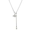 Collar Largo Único de Alto Nivel para Mujer con Cadena de Lana y Colgante de Planeta de Perla Exquisito de Moda Combinable con Todo