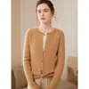 Nuevo Abrigo Cárdigan para Mujer Otoño/Invierno 2026, Cuello Redondo, Corte Holgado, Suave y Versátil, Suéter de Punto Trenzado