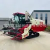 Cosechadora Autopropulsada de Orugas Wode de 130 Caballos de Fuerza con Alimentación Completa para Trillar Arroz, Mijo y Sorgo