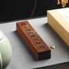 Caja Mini de Incienso de Palo de Rosa, Quemador de Incienso, Estilo Zen Vintage de Madera Aromaterapia Palo de Rosa Hueco Soporte para Incienso