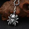 Colgante de Plata de Ley 925 al por Mayor Araña Colgante de Collar para Hombre Plata Tailandesa Joyería de Personalidad Vintage Envejecida