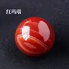 Bolas de Cristal Naturais Amarelas, Brancas e Rosas Personalizadas, Contas Redondas Não Porosas, Acessórios para Joias DIY, Contas Soltas, Enfeites de Bola de Cristal