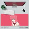 Lonely Rock Anime Mouse Pad Espessado Wrist Guard Calendário Teclado do Computador Pad Grande Office Lock Edge Student Desk Mat