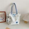 Novo japonês ins all-match grande capacidade sacola feminina coreano estudantes universitários classe bolsa de ombro bolsa na moda