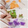 Molde para Presilha de Cabelo de Resina de Cristal DIY Clipe de Cabelo Superfície Espelhada Brincos de Flor Laço Pingente de Folha Molde de Silicone