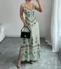 Moda Casual de Verano 2026 Transfronterizo Europeo y Americano Novedad en Stock Vestido Tejido sin Mangas Estampado para Mujer