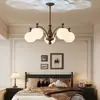 Lámpara de araña de estilo antiguo francés de estilo antiguo para sala de estar, comedor vintage, estudio, dormitorio, luz de diseño para habitación.
