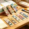 30 piezas de marcapáginas de papel floral para estudiantes, clips creativos de lectura para libros DIY con funciones para tomar notas y mensajes