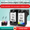 Compatível com Canon CL58 color PG48 E408 E418 E468 E478 E488 pode ser conectado a 48 cartuchos de tinta
