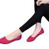 Zapatos Rojos Versátiles de Punta Nueva Zapatos de Salón Esmerilados Zapatos de Novia Zapatos de Escote para Mujer Zapatos Planos Negros