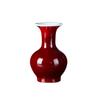 Jarrón de cártamo de Jingdezhen, de cerámica, de tamaño pequeño, de estilo chino, para el hogar, la sala de estar, con estantes antiguos, adornos decorativos para arreglos florales de escritorio.