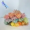 Capim rabo de coelho tie-dye com flor seca, buquê tie-dye com grama decorativa para presente manual, flor da Amazônia, Dia da Mulher 38, Flor Eterna