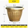 Maceta Redonda de Plástico, Engrosada, para Plantar Árboles Frutales, Tanque Dragón Grande, Nenúfares de Patio, Loto, Acuario, Extra Grande