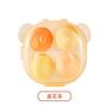 JONBOS Bear Storage Box Beauty Egg Foundation - Borla de maquillaje súper suave, especial para uso en seco y húmedo, sin polvos