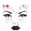 Decoración facial para actuación en escenario pedrería pequeño gato salvaje Gema facial palo para cejas taladro Palo para ojos taladro palo de taladro de resina