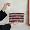 Ins Bolsa Cosmética Dulce Felpa Gran Capacidad Linda Bolsa de Cosméticos Cosméticos Portátil de Viaje Bolsa de Artículos de Tocador de Viaje