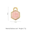 Accesorios de Joyería Cruzada Colgantes de Triángulo con Goteo de Aceite Dijes para Joyería Hecha a Mano DIY Pendientes Collar Pulsera Accesorios Venta al por Mayor
