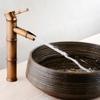 Yao Peng grifo de bambú antiguo lavabo de mesa personalidad lavabo todo cobre caliente y frío agujero único europeo venta al por mayor de fábrica