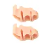 Zapatillas Chanclas de Tres Agujeros Separador de Dedos del Pie Sandalias Anti-Desgaste Silicona Almohadilla para Chanclas Juanete del Dedo Gordo Separador de Solapamiento de Dedos del Pie