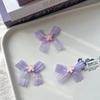 Tule com florzinhas laço amarrado à mão acessórios para joias DIY acessórios para cabelo meias sapatos material de acessórios de vestuário com flores atacado