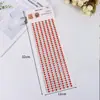 Adesivos DIY de Céu Estrelado Coloridos Grandes Transfronteiriços, Adesivos de Pedras Preciosas, Adesivos de Recompensa de Coração, Adesivos de Diamante para Rosto de Cristal