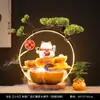 Decoração de Água de Gato Lucai Decoração de Escritório Água de Reciclagem Desktop Recepção Loja Gato Lucai Criativo Presente de Inauguração