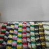 Jacquard Veludo Granular Tecido de Veludo de Lã de Cordeiro Listrado Lã de Cordeiro Colorido Listrado Tingido em Fio Listras Horizontais Material para Sapatos Tecido de Pelúcia para Brinquedos