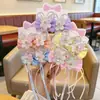 Grampo de cabelo de fita com borla antiga para menina, laço, acessórios de cabelo de princesa, clipe Hanfu, grampo Sanrio Melodie, atacado