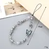 Ins Creativo Nuevo Perla Estrella de Cinco Puntas Cadena para Teléfono Móvil Moda Versátil Funda para Teléfono Móvil Colgante Llavero Correa para Teléfono Móvil