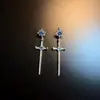 Aretes 2025 Trendy Retro Industria Pesada Estilo Étnico Aretes Versátiles para Mujeres Lujo Accesible Elegantes Largos Clips para Orejas sin Perforación para Mujeres
