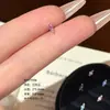 Brincos de Titânio 316L Moda High-End Brilho Marquise Zircônia Cúbica Única Cartilagem Studs Tendência Versátil Doces Piercing Brincos