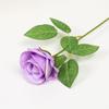 Flores Artificiales de Terciopelo al por Mayor, Flor Individual de Gama Alta Realista para Decoración de Bodas, Ramo de Rosas para el Día de San Valentín