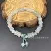 Pulsera de Jade Verde Tianshan Lujo Ligero Verde Flotante Pulsera DIY Pulsera de Jade Dongling Pulsera para Mujer Joyería Fuente Transmisión en Vivo Venta al por Mayor
