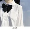 Uniforme JK traje de marinero color liso raíz de pluma mate corbata de lazo estilo japonés ángulo oblicuo estilo universitario corbata de lazo