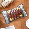 Almohada fresca de verano almohada de tallo de té seda de hielo almohada fresca de bambú almohada fresca de mahjong almohada antigua de ratán de bambú almohada de verano almohada individual de bambú