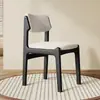 Cadeira de Jantar Nórdica de Madeira Maciça com Encosto Macio, Conjunto de Mesa e Cadeiras, Uso Doméstico Moderno, Simples para Sala de Jantar e Sala de Estar, Cadeira de Lazer