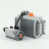 Compatible con bloques de construcción de partículas pequeñas Lego, grupo de potencia de motor de alta velocidad, programación, MOC, motor de ciencia y educación, receptor de batería de litio para aplicación