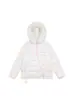 Chaqueta de Algodón Acanalado con Cuello de Piel de Hello Kitty de Copo de Nieve, Cremallera Diagonal para Mujer, Nueva de Invierno 2025, Abrigo de Algodón Grueso Cálido Holgado